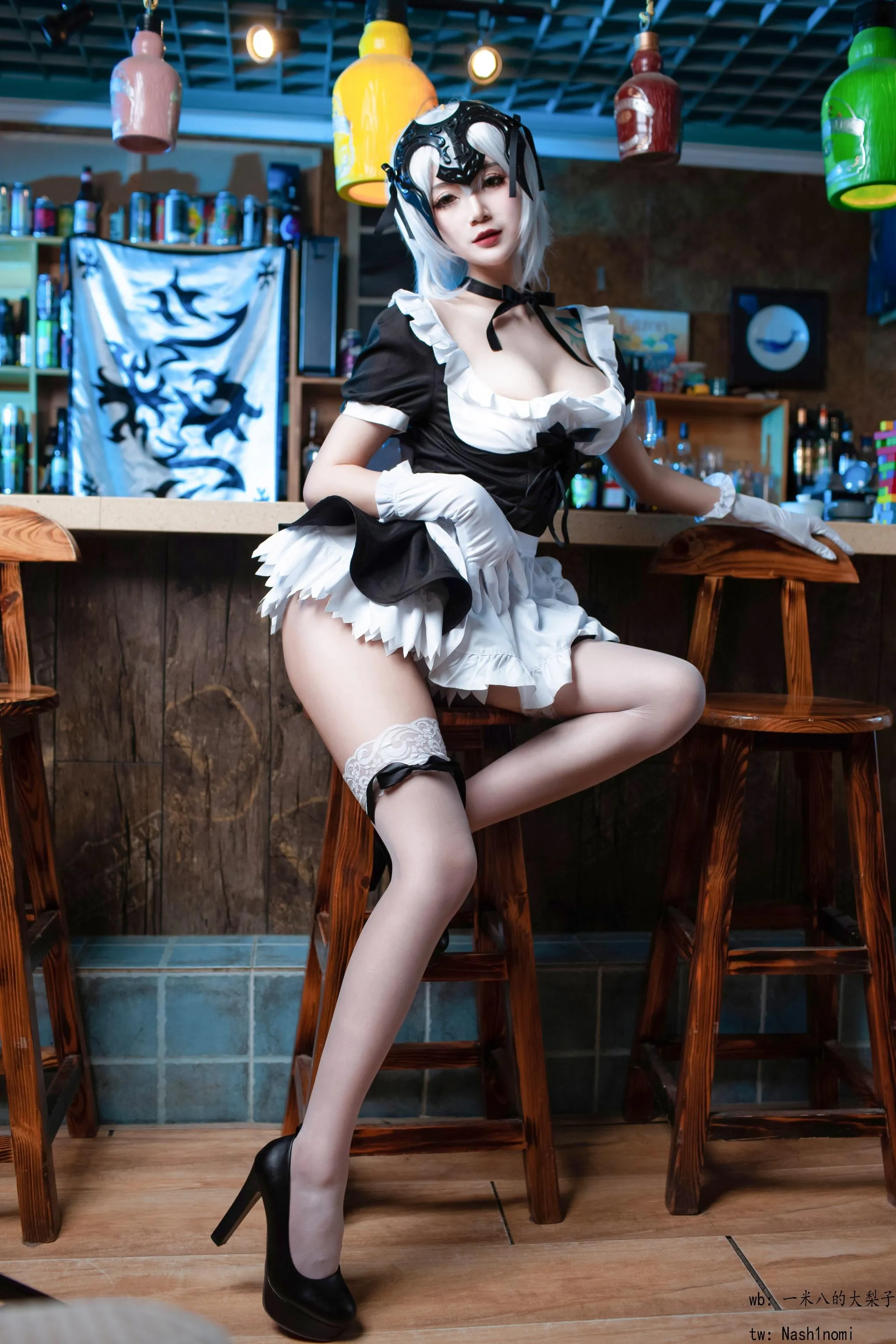一米八的大梨子 – NO.004 黑贞GK手办女仆 [29P]插图